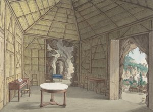 Eetkamer, Villa Barbaja, Napels, 1800-1870 door British Anonymous 19th Century.