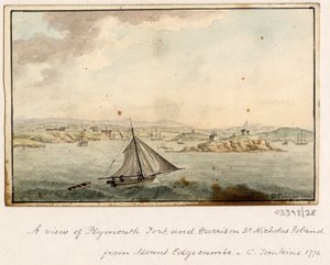 Een reeks schetsen, uitzichten in Groot-Brittannië, het Continent en Amerika 1772-1778 door British School
