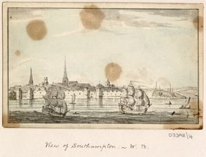 Een reeks schetsen, uitzichten in Groot-Brittannië, het Continent en Amerika 1772-1778 (aquarel)