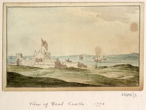 Een reeks schetsen, uitzichten in Groot-Brittannië, het Continent en Amerika 1772-1778 (aquarel) door British School