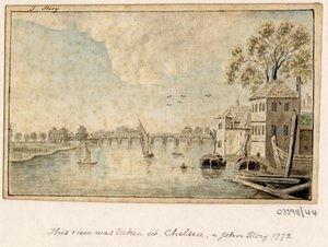 Een reeks schetsen, uitzichten in Groot-Brittannië, het Continent en Amerika 1772-1778 door British School