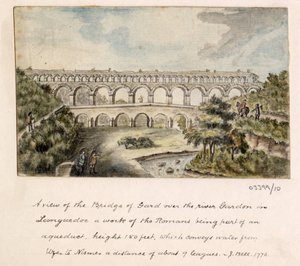 Een reeks schetsen, uitzichten in Groot-Brittannië, het Continent en Amerika 1772-1778 door British School
