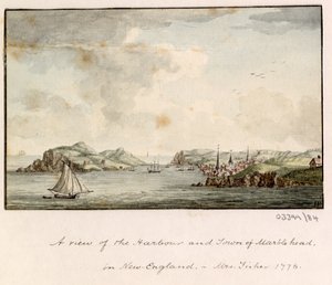Een reeks schetsen, uitzichten in Groot-Brittannië, het Continent en Amerika 1772-1778 door British School