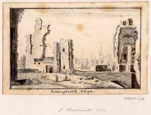 Een reeks schetsen, uitzichten in Groot-Brittannië, het Continent en Amerika 1772-1778 door British School