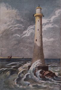 Eddystone Vuurtoren, bij Plymouth, eind 19e eeuw