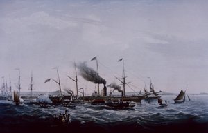 Great Western stoomschip, ontworpen door Brunel, voltooid in Bristol 1837 door British School