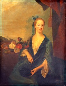 Dame in Blauw, 1700