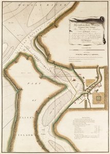 Kaart van de Hoogly-rivier, c.1777