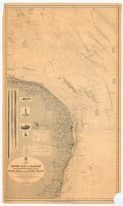Orford Ness tot Blakeney met de buitenliggende banken tussen Smiths Knoll en de andere Dowsing door British School