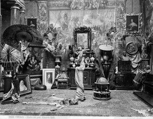 Atelier van de Florentijnse schilder Edoardo Gelli