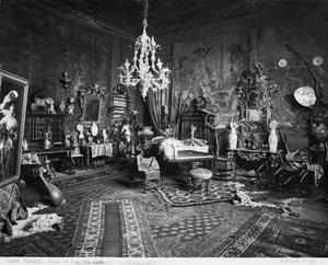 Het atelier van de schilder en professor Tito Conti, Florence