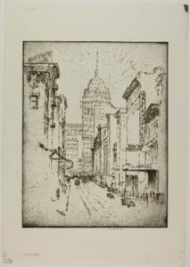 Call Building door Bror Julius Olsson Nordfeldt