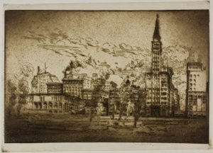 Chicago - De Montgomery Ward Tower