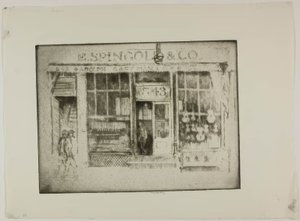 Chicago - De pandjesbaas door Bror Julius Olsson Nordfeldt