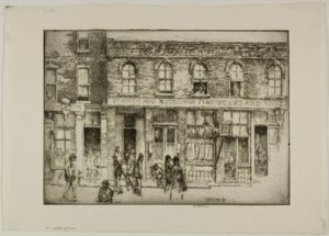 Chicago - Het tien cent pension door Bror Julius Olsson Nordfeldt