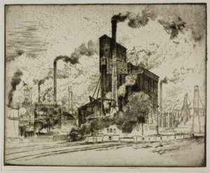 De grote lift door Bror Julius Olsson Nordfeldt