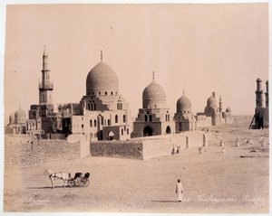 Egypte: het graf van de kaliefen - foto door de Zangali broers, eind 19e eeuw
