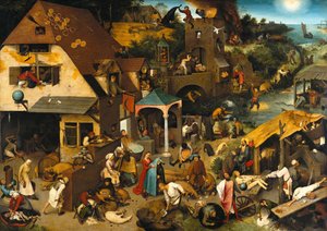 Nederlandse spreekwoorden De Blauwe Mantel of De Omgekeerde Wereld