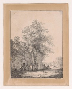 Landschap met herberg