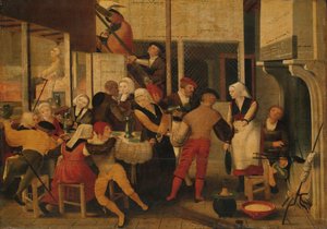 Feest in een bordeel, c.1540