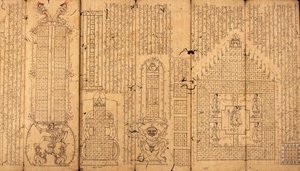 Birmaans manuscript over astrologie door Burmese School