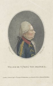 Portret van Willem V, prins van Oranje-Nassau