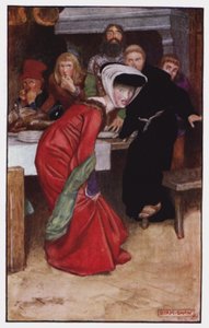 Illustratie voor The Cloister and The Hearth door Charles Reade door Byam (after) Shaw
