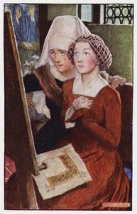 Illustratie voor The Cloister and The Hearth door Charles Reade door Byam (after) Shaw