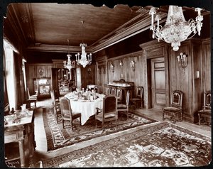 Eetkamer in het Hotel Knickerbocker, 1906