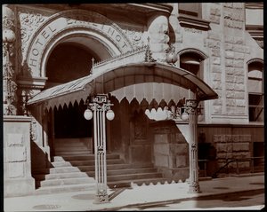 Ingang van het Hotel Earlington, 55 West 27th Street, New York, 1906 door Byron Company