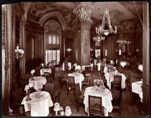 Het damescafé in het Hotel McAlpin