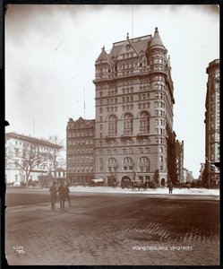 Het New Netherland Hotel, 5th Avenue en 59th Street, New York, 1898