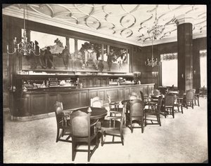 De Old King Cole Bar in het Hotel Knickerbocker, 1906