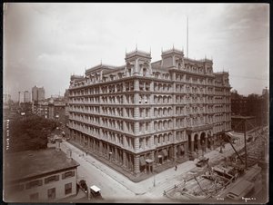 Het Park Avenue Hotel, 32nd tot 33rd Street, New York, 1901 of 1902