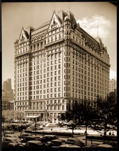 Het Plaza Hotel, 5th Avenue en 59th Street, New York, ca. 1937