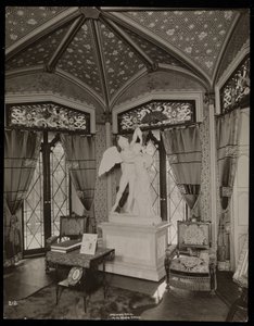 De salon van het Helen Gould landgoed (voormalige Jay Gould residentie) in Tarrytown, New York, 1893-94 door Byron Company