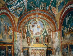 Kapel van Sint Eldrad en Sint Nicolaas met Romaanse fresco