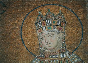 Keizerin Zoe in Hagia Sophia door Byzantine