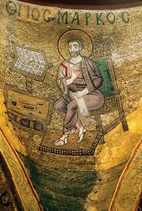 Sint Marcus de Evangelist door Byzantine Byzantine