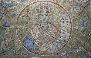 De Koningin van Sheba (detail) door Byzantine Byzantine
