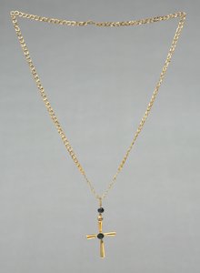 Ketting met Hanger Kruis, 500s door Byzantine School