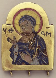 Icoon van de Maagd Maria door Byzantine School