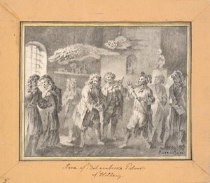 Scène uit Ludvig Holberg 