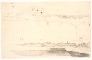 Twee uitzichten van Kopenhagen. Een met de Verlosserskerk