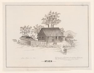 Atjeh door C.D. Wulf (signed by artist)