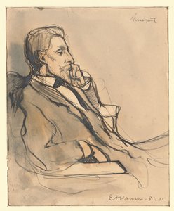 Portret van Cornelis van Rooyen door C.F. Hansen