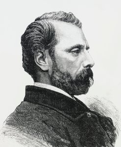 Portret van Agostino Bertani (1812-1886) in 1860, Italiaanse arts en patriot, gravure door J.B. and Brown J. Rowbotham