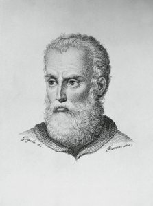 Portret van Annibale Caro (1507-1566), Italiaanse schrijver en dichter, gravure door Ado Fioroni (actief 1812-1833) naar tekening van Giovanni Battista Gigola (1767-1841) door J.B. and Brown J. Rowbotham