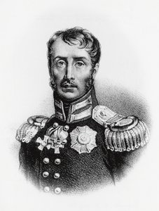 Portret van Frederik Willem III (1770-1840), koning van Pruisen vanaf 1797, gravure