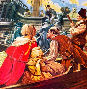 Protestanten die Frankrijk ontvluchtten in de tijd van Lodewijk XIV